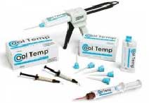 Cool Temp Natural Automix Temporary Crown and Bridge Material, Cartridge Refill Shade A1, Package