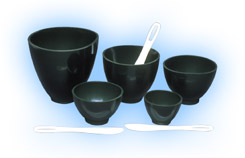 Flexibole large green mixing bowl: 4.75" diameter x 3.50" height, 600 cc capacity