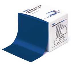 Hanel Occlusion Foil, One-sided Red, 12 microns, 80 mm x 25 m roll (3-1/8" x 82ft), For precise