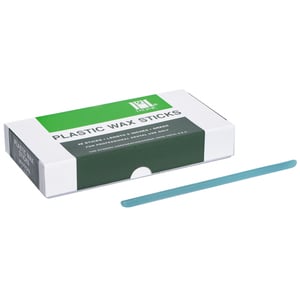 Hygenic Plastic Wax Strips - 6" Long, Light Green, Lightly Scented, Pre-formed, Softer than round