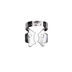 Hygenic #12A Winged Serrated Jaw, Upper Left Molars Metal Rubber Dam Clamp, Single clamp