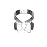 Hygenic #13A Winged Serrated Jaw, Upper Right Molar Metal Rubber Dam Clamp, Single clamp