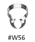 Hygenic #W56 Wingless Universal Molar Metal Rubber Dam Clamp, Single clamp