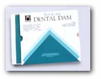Hygenic 5" x 5" Medium Light Rubber Dental Dam, Package of 364