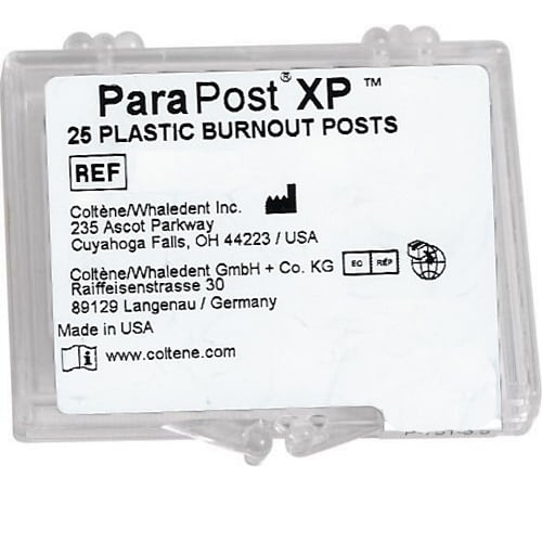 ParaPost XP P751-4 Yellow .040" (1.0mm) Size 4 plastic burnout post, 25 post refill