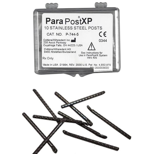 ParaPost XP P744-5 red .050" (1.25mm) stainless steel post, 10 post refill