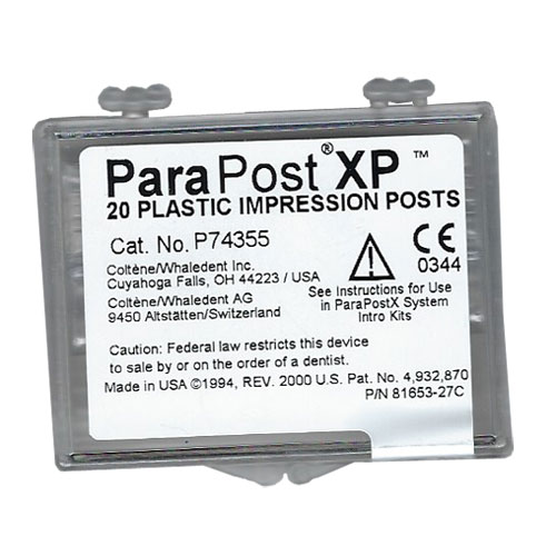 ParaPost XP P743-5.5 purple .055" (1.40mm) plastic impression post, 20 post refill