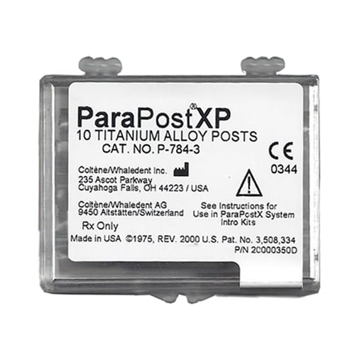 ParaPost XP P784-3 brown .036" (9mm) titanium post, 10 post refill