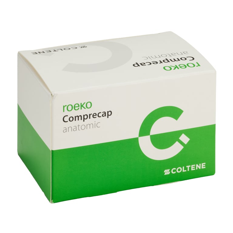 Roeko Comprecap Anatomic, #5 Large 12.5 mm. Package of 60 Compression ...