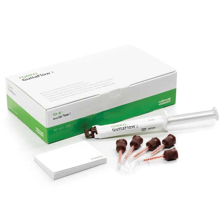 Roeko GuttaFlow 2 Cold Flowable Filling System Automix Syringe Kit - 5 mL Dual Barrel Syringe & 12