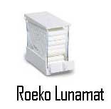 Roeko Lunamat Cotton Roll Dispenser, White, Drawer Style, Drawer dispenses 2-3 dental rolls