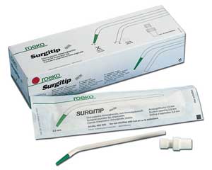 Roeko Surgitip Surgical Aspirating Tip, 2.5 mm, Sterile, Designed for use in general oral surgery