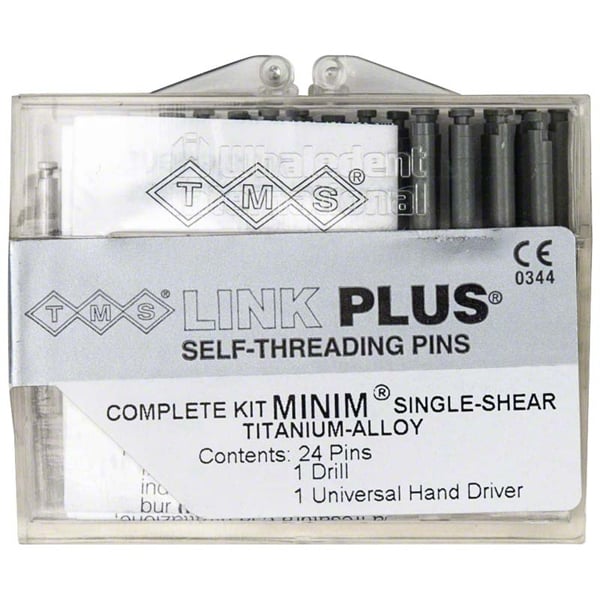 TMS Link Plus Minim .021" / .525 mm 24/Pk. Titanium Alloy Single Shear Pins for mechanical