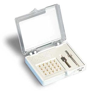 TMS Self Shearing TMS T-107 Minikin .017" / .425 mm Self Shearing Gold-Plated stainless steel