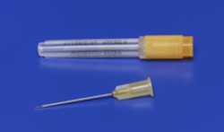 Monoject 23 gauge x 1.25" Notched Tip Endo Irrigation Needles (31.7mm orange), Box of 25 Needles