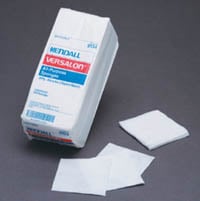 Versalon 3" x 3" 4 ply N/W Sponges 200/Bx. Non-Sterile Non-Woven General-Use Sponges