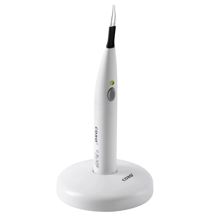 Coxo #C-Blade Gutta Percha Cutter, 1/Pk. Includes wireless charging base (110V/60Hz, 5VA) and 4