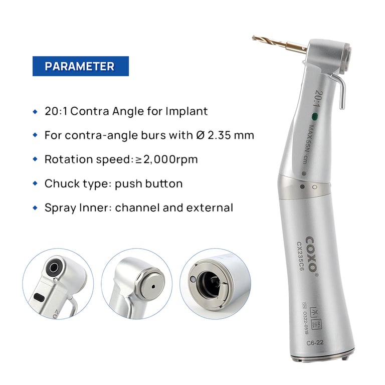 Coxo CX235C6 Low-speed Fiber Optic Electric Impla