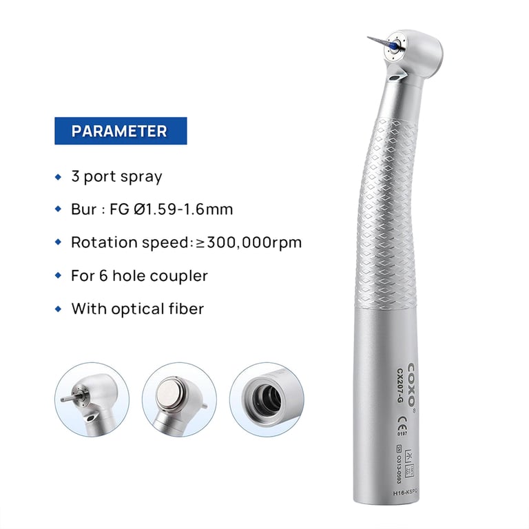 Coxo CX207-G Fiber-optic High-speed Air Turbine H
