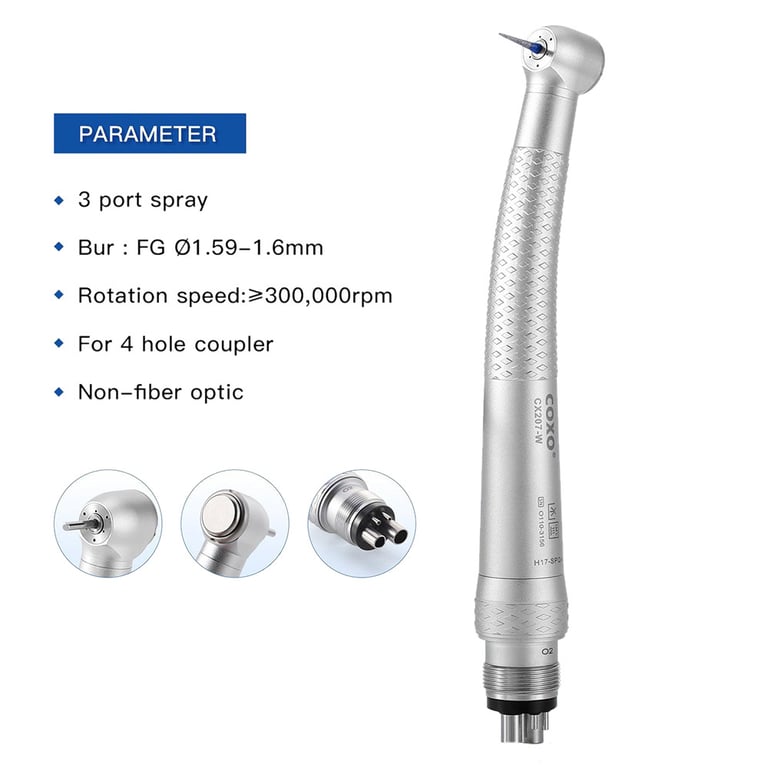 Coxo CX207-W High-speed Air Turbine Handpiece wit