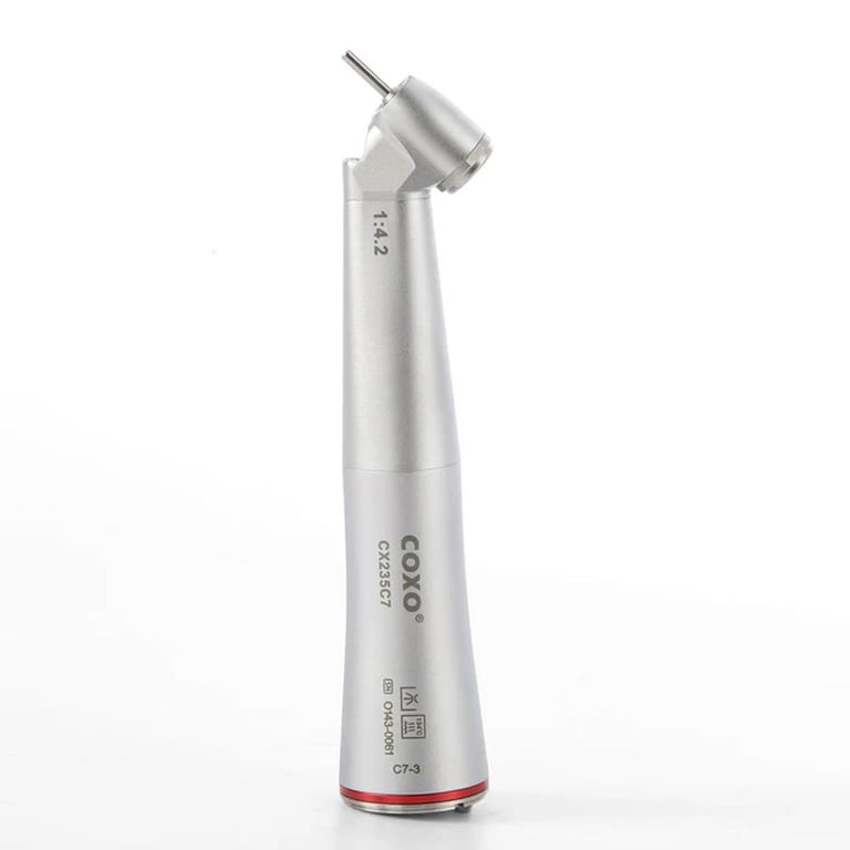 NSK Style Dental Low Speed Handpiece Kit – 1:1 1:4.2 1:5 Contra Angle With Fiber Optic LED