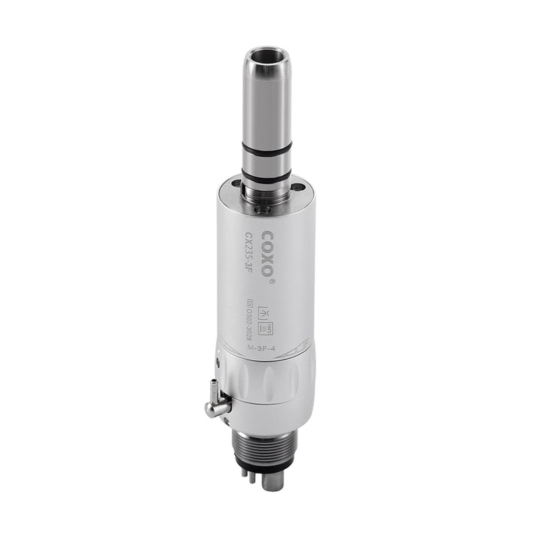 Coxo CX235-3F Low-speed Air Motor, #M-3F-4, Single Motor. 1:1 External, 4-hole coupler. Rotation