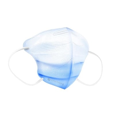 Cranberry 360 Face Masks - Blue, Regular size, 40/Pk. Provides full coverage protection