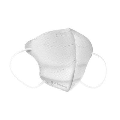 Cranberry 360 Face Masks - Silver, SMALL, 40/Pk. Provides full coverage protection with a unique