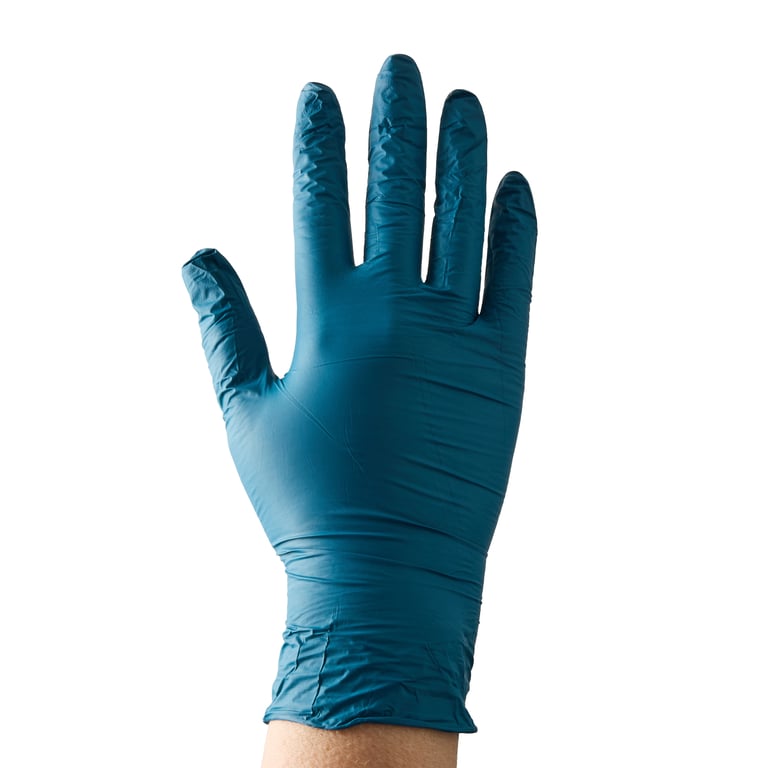 Inspire Nitrile Exam Gloves, SMALL, Aegean Blue, 300/Box. Ambidextrous gloves with enhanced