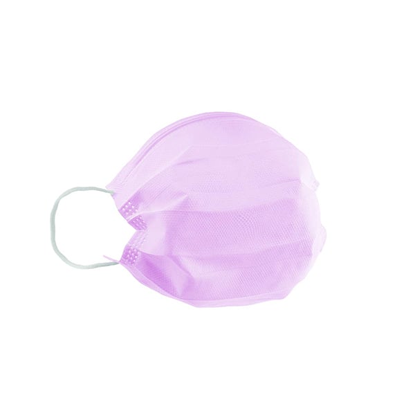 S3 ACE Cranberry Earloop Face Mask - Pink, 50/box. Sensitive, Latex-Free, Moisturized inner