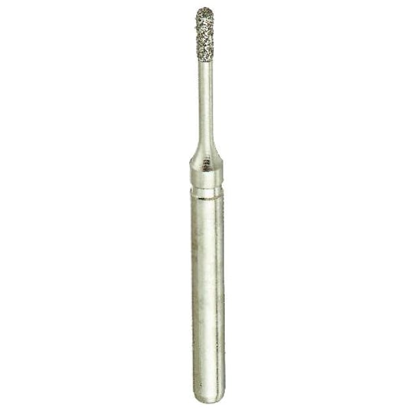 Crosstech FG #838M.007 Medium Grit Micro-Prep Premium Diamond Bur, 5/Pk. Head Size: 0.7mm, Head