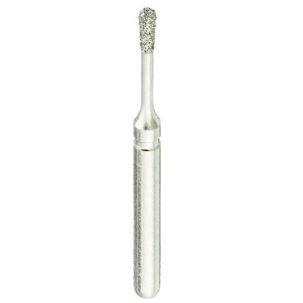 Crosstech FG #830RM.009 Medium Grit Micro-Prep Premium Diamond Bur, 5/Pk. Head Size: 0.9mm, Head