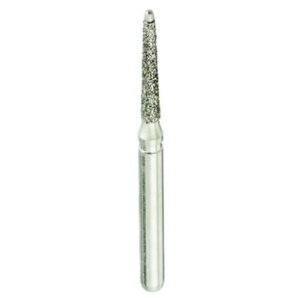Crosstech FG #851.012 Coarse Grit Endo (Safe End) Premium Diamond Bur, 5/Pk. Head Size: 1.2mm