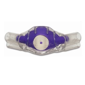 ClearView Single-Use Nasal Hoods - Pedo, Groovy Grape 12/Box. Individually Wrapped. Clear outer