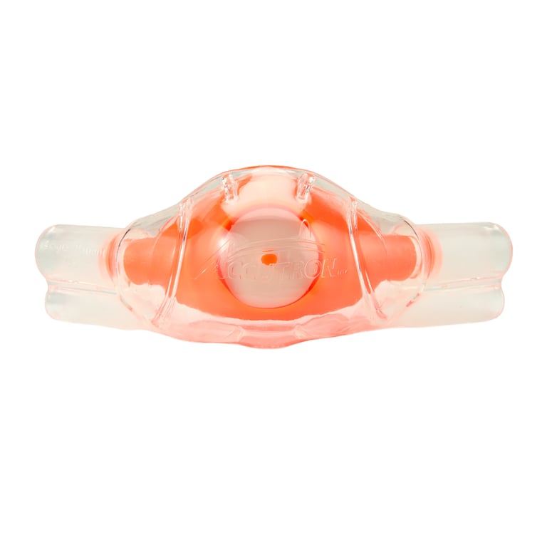 ClearView Single-Use Nasal Hoods - Pedo, Outlaw Orange 12/Box. Individually Wrapped. Clear outer