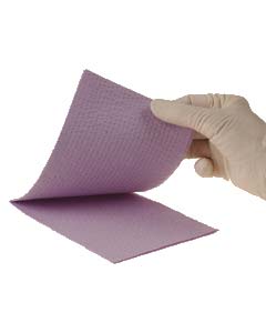 Advantage Plus Yellow Patient Bibs plain rectangle (13" x 18"), 3 Ply Paper/1 Ply Poly, Special