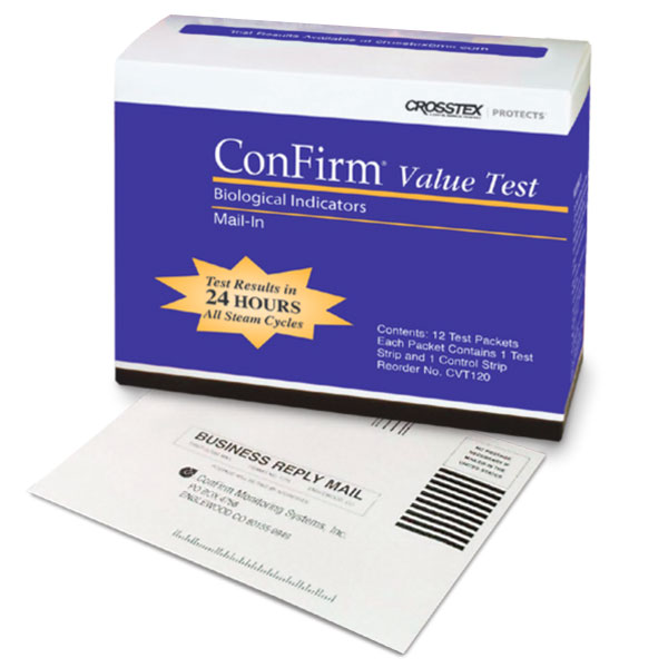 ConFirm Mail-In Value Test - 12 Packets (2 Strip Test). Postage Not Paid. 12 Test Packets, Each