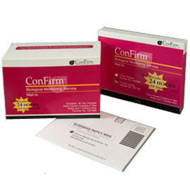 ConFirm Mail-In Premium - 12 Packets (3 Strip Test). Postage Paid. 12 Test Packets, Each Packet