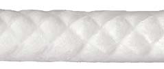 Crosstex 1-1/2" x 3/8" Non-Sterile Braided Cotton Rolls, Box of 2000