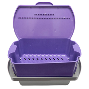 Crosstex Sterilization basin, compact size basin holds up to 1 gallon solution, fits in small
