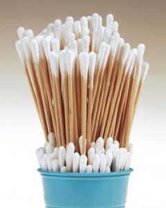 Crosstex 6" Non-Sterile Cotton Tip Applicators, Box of 1000
