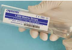 Crosstex Matrix Strip, Tube of 1000 Strips. Strong & Economical, resists solvents, will not curl