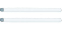 Crosstex Non-Vented Plastic High Volume Evacuation Tips, White. Case of 1000. Soft end evacuator