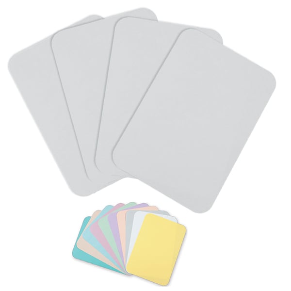 Crosstex 8.5" x 12.25" Ritter B - SILVER Heavyweight Paper Tray Cover 1000/Bx