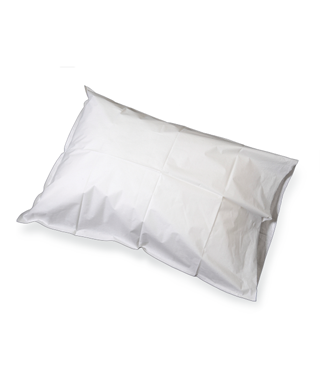 Crosstex 21" x 30" Fluid Resistant Pillow Cases, Made of Tissue/Poly, Box of 100