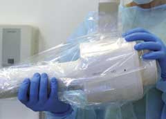 Crosstex 15" x 26" X-Ray Head Protectors, Clear, Box of 250