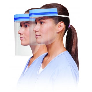 Crosstex Face Shield 3/4 Length (7"), Clear 24/Box. Provides increased level of protection