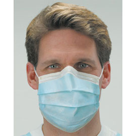Isofluid FogFree SecureFit Earloop Masks - BLUE 40/Bx. Fog-Free w/SecureFit Technology. Fluid