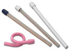 Premium Saliva Ejectors, Multi-Colored, Wire-Reinforced Tube, Plastic, Latex Free, Maintains