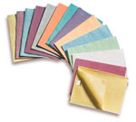 Proback Blue Patient Bibs plain rectangle (13" x 19") 1 Ply Extra Heavy Paper/1 Ply Poly, Case